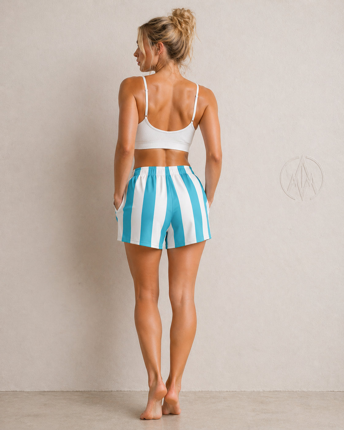 Short Athlétique Femme azure - Mytiqlwear