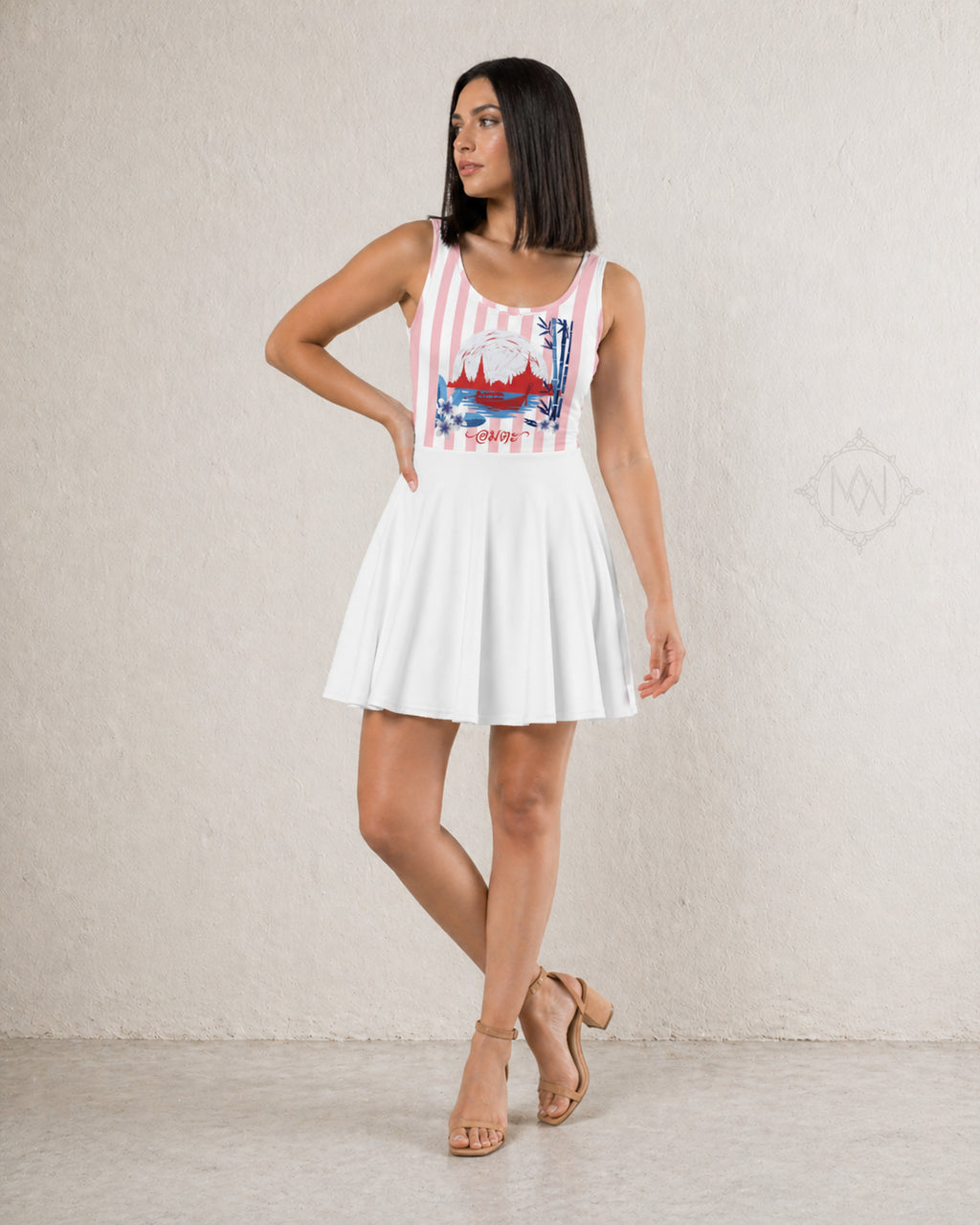Robe d'été Sans Manches Femme Motif Siam - Mytiqlwear