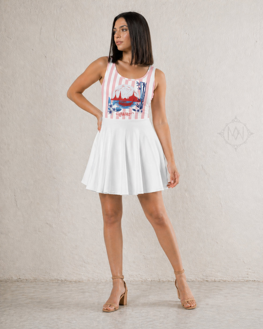 Robe d'été Sans Manches Femme Motif Siam - Mytiqlwear