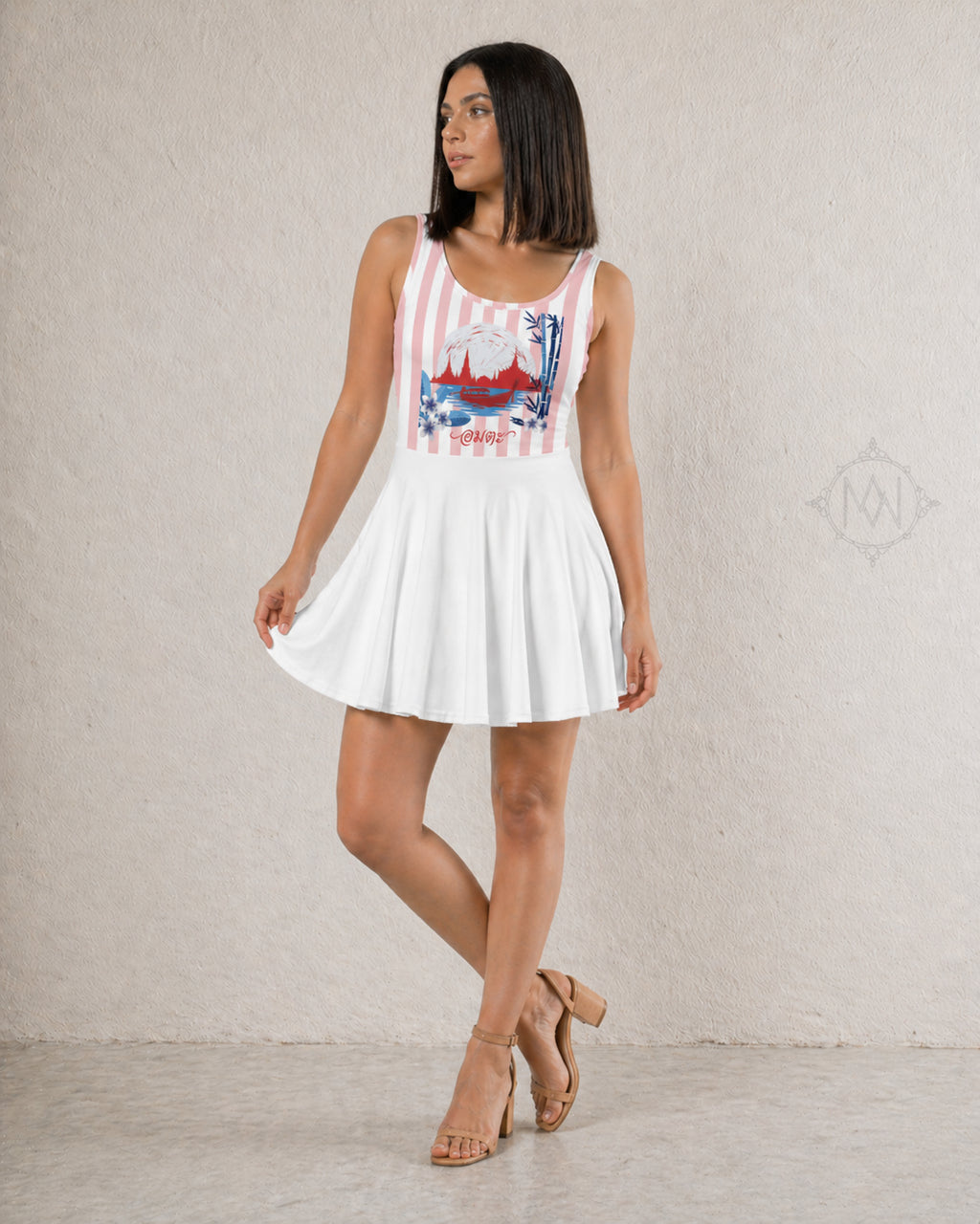 Robe d'été Sans Manches Femme Motif Siam - Mytiqlwear